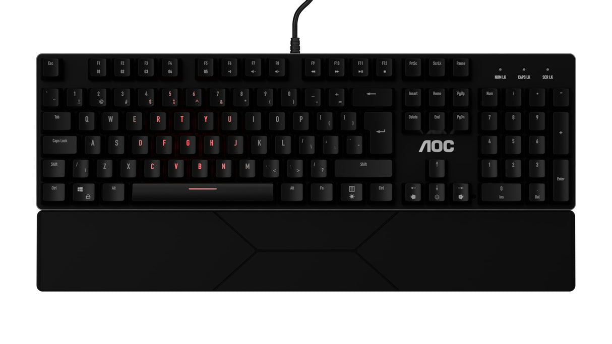 AOC GK500 keyboard Gaming USB Black
