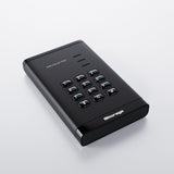 iStorage diskAshur PRO³ HDD 2TB | Secure Portable Hard Drive |FIPS 140-3 Level 3 compliant | AES-XTS 256-bit Hardware Encryption | PIN protected | OS & Platform Independent |GDPR, TAA Compliant|Brute force hack defence | Dust/Water Resistant