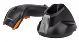 Manhattan Wireless 2D Handheld Barcode Scanner, 250mm Scan Depth, up to 80m effective range (line of sight), Max Ambient Light 100,000 lux (sunlight), Black, Three Year Warranty