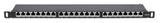 Intellinet Patch Panel, Cat6a, FTP, 24-Port, 19", 0.5U, Shielded, 90° Top-Entry Punch Down Blocks, Black