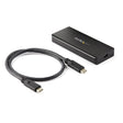 StarTech.com USB-C 10Gbps M.2 NVMe PCIe SSD Enclosure - Rugged Aluminum External M.2 PCIe M-Key Case IP67 Rated - 1GB/s Read/Write - Supports 2230/2242/2260/2280 - TB3 Compatible - Mac/PC - TAA