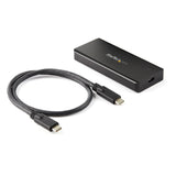 StarTech.com USB-C 10Gbps M.2 NVMe PCIe SSD Enclosure - Rugged Aluminum External M.2 PCIe M-Key Case IP67 Rated - 1GB/s Read/Write - Supports 2230/2242/2260/2280 - TB3 Compatible - Mac/PC - TAA