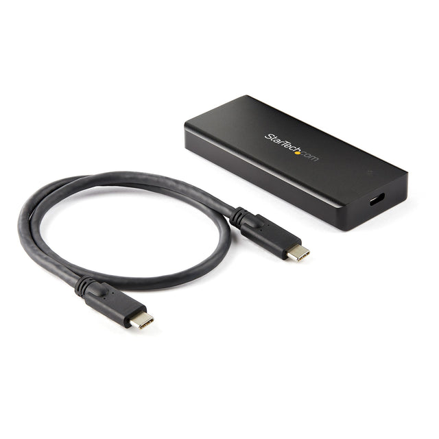 StarTech.com USB-C 10Gbps M.2 NVMe PCIe SSD Enclosure - Rugged Aluminum External M.2 PCIe M-Key Case IP67 Rated - 1GB/s Read/Write - Supports 2230/2242/2260/2280 - TB3 Compatible - Mac/PC - TAA
