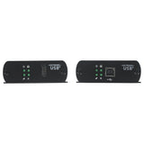 StarTech.com USB 2.0 Extender over Cat5/Cat5e/Cat6 Ethernet Cable (RJ45) - 330ft/100m Industrial USB Extender Adapter Kit w/ ESD Protection & Metal Case - Externally Powered - 480 Mbps