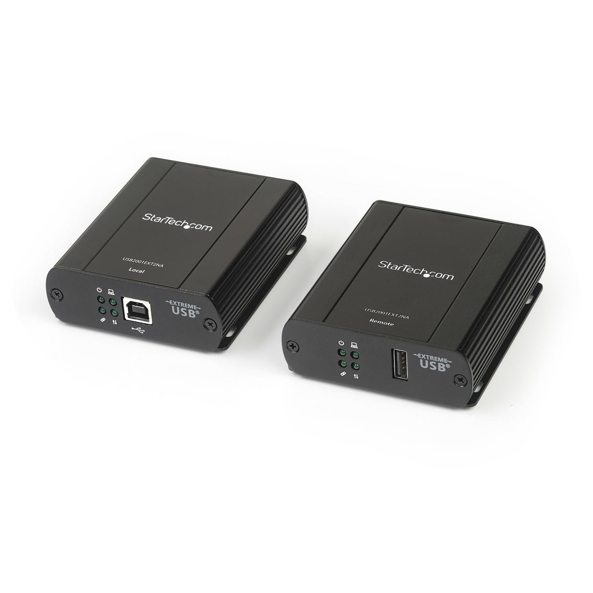 StarTech.com USB 2.0 Extender over Cat5/Cat5e/Cat6 Ethernet Cable (RJ45) - 330ft/100m Industrial USB Extender Adapter Kit w/ ESD Protection & Metal Case - Externally Powered - 480 Mbps