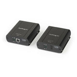 StarTech.com USB 2.0 Extender over Cat5/Cat5e/Cat6 Ethernet Cable (RJ45) - 330ft/100m Industrial USB Extender Adapter Kit w/ ESD Protection & Metal Case - Externally Powered - 480 Mbps