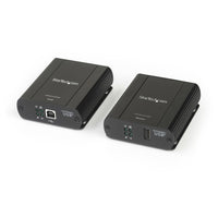 StarTech.com USB 2.0 Extender over Cat5/Cat5e/Cat6 Ethernet Cable (RJ45) - 330ft/100m Industrial USB Extender Adapter Kit w/ ESD Protection & Metal Case - Externally Powered - 480 Mbps