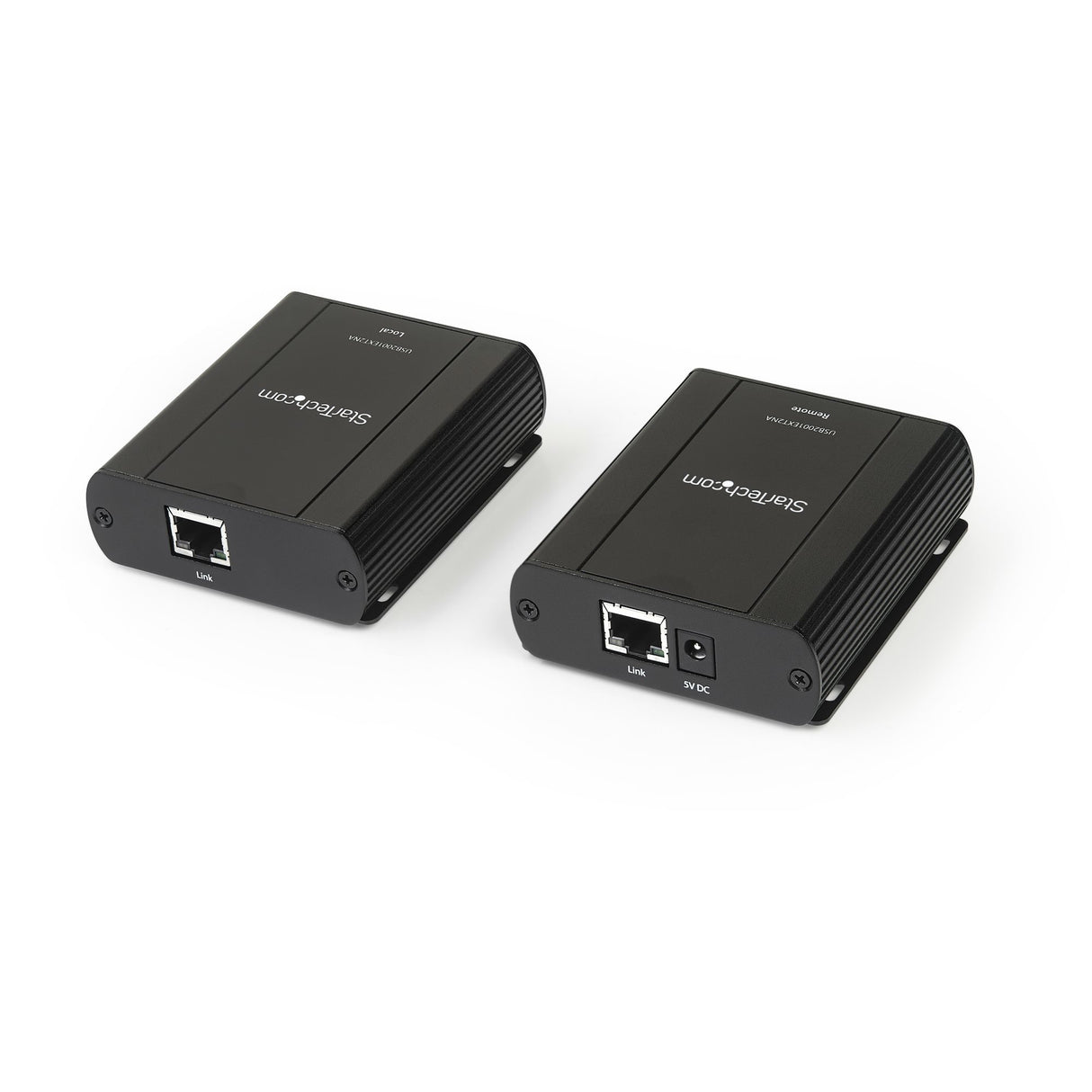 StarTech.com USB 2.0 Extender over Cat5/Cat5e/Cat6 Ethernet Cable (RJ45) - 330ft/100m Industrial USB Extender Adapter Kit w/ ESD Protection & Metal Case - Externally Powered - 480 Mbps