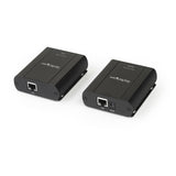 StarTech.com USB 2.0 Extender over Cat5/Cat5e/Cat6 Ethernet Cable (RJ45) - 330ft/100m Industrial USB Extender Adapter Kit w/ ESD Protection & Metal Case - Externally Powered - 480 Mbps