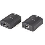 StarTech.com USB 2.0 Extender over Cat5e/Cat6 Cable (RJ45) - Locally or Remotely Powered Industrial Metal USB Extender Adapter Kit w/ ESD Protection - 330ft/100m - 480 Mbps