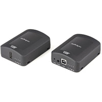StarTech.com USB 2.0 Extender over Cat5e/Cat6 Cable (RJ45) - Locally or Remotely Powered Industrial Metal USB Extender Adapter Kit w/ ESD Protection - 330ft/100m - 480 Mbps