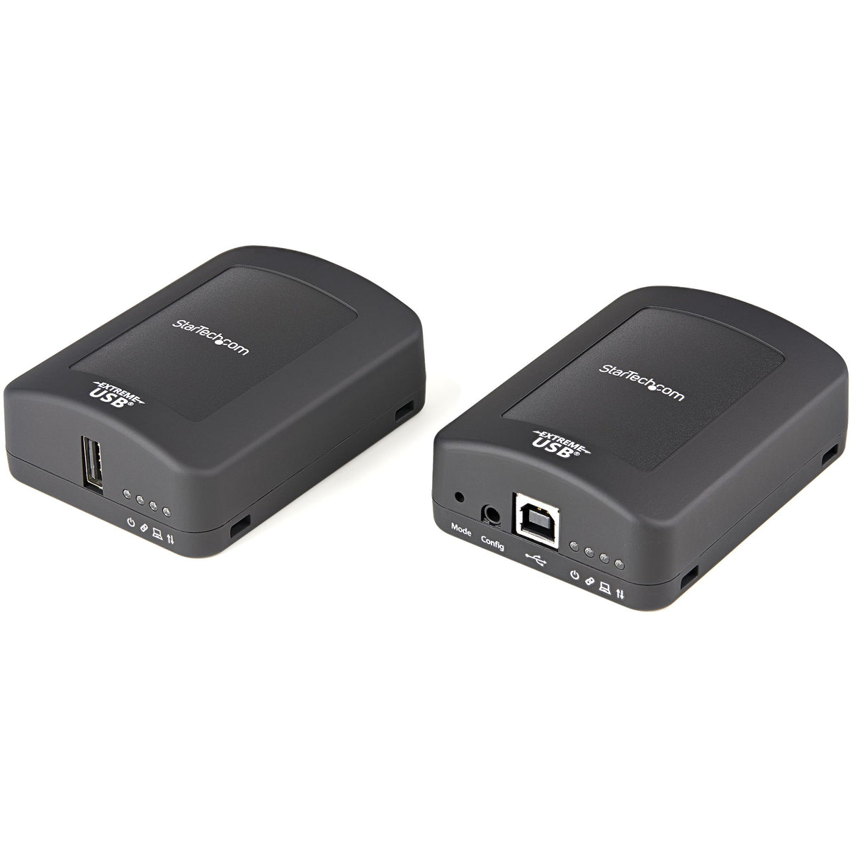 StarTech.com USB 2.0 Extender over Cat5e/Cat6 Cable (RJ45) - Locally or Remotely Powered Industrial Metal USB Extender Adapter Kit w/ ESD Protection - 330ft/100m - 480 Mbps