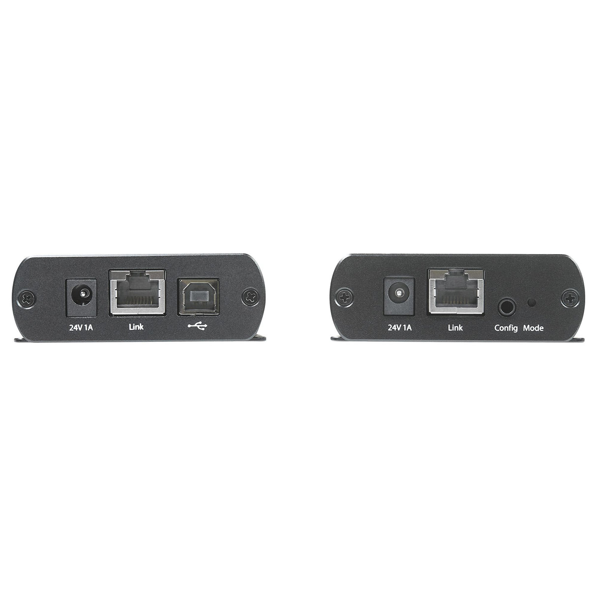 StarTech.com 2 Port USB 2.0 Extender Hub over Cat5e/Cat6 Cable (RJ45) - 330ft/100m Industrial Metal USB Extender Adapter Kit w/ ESD Protection - Externally Powered - 480 Mbps