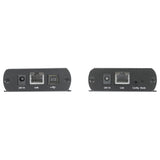 StarTech.com 2 Port USB 2.0 Extender Hub over Cat5e/Cat6 Cable (RJ45) - 330ft/100m Industrial Metal USB Extender Adapter Kit w/ ESD Protection - Externally Powered - 480 Mbps