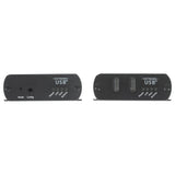 StarTech.com 2 Port USB 2.0 Extender Hub over Cat5e/Cat6 Cable (RJ45) - 330ft/100m Industrial Metal USB Extender Adapter Kit w/ ESD Protection - Externally Powered - 480 Mbps