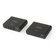 StarTech.com 4 Port USB 2.0 Extender Hub over Cat5e/Cat6 Ethernet Cable (RJ45) - 330ft/100m Industrial Metal USB Extender Adapter Kit w/ ESD Protection - Externally Powered - 480 Mbps
