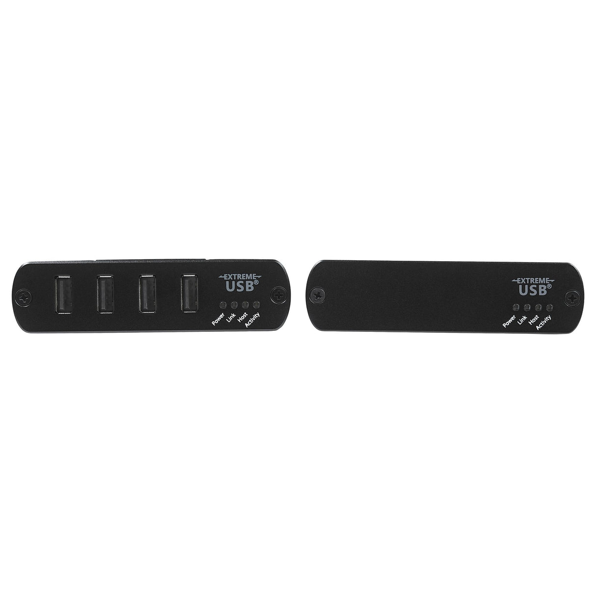 StarTech.com 4 Port USB 2.0 Extender Hub over Cat5e/Cat6 Ethernet Cable (RJ45) - 330ft/100m Industrial Metal USB Extender Adapter Kit w/ ESD Protection - Externally Powered - 480 Mbps