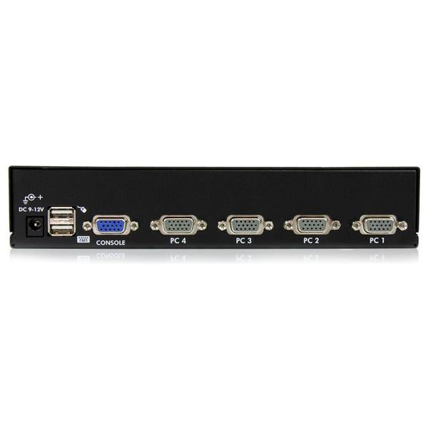 StarTech.com 4 Port 1U Rackmount USB KVM Switch with OSD - TAA