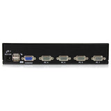 StarTech.com 4 Port 1U Rackmount USB KVM Switch with OSD - TAA
