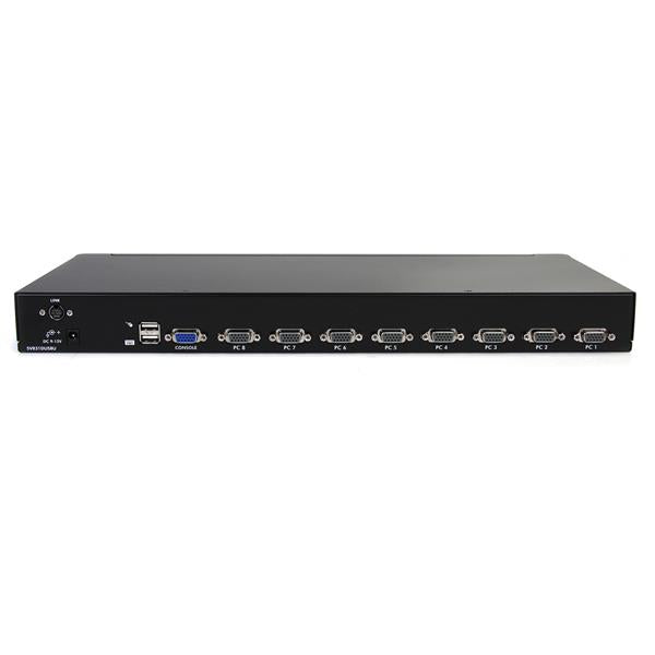 StarTech.com 8 Port 1U Rackmount USB KVM Switch with OSD - TAA