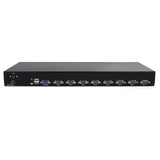 StarTech.com 8 Port 1U Rackmount USB KVM Switch with OSD - TAA