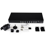 StarTech.com 8 Port 1U Rackmount USB KVM Switch with OSD - TAA