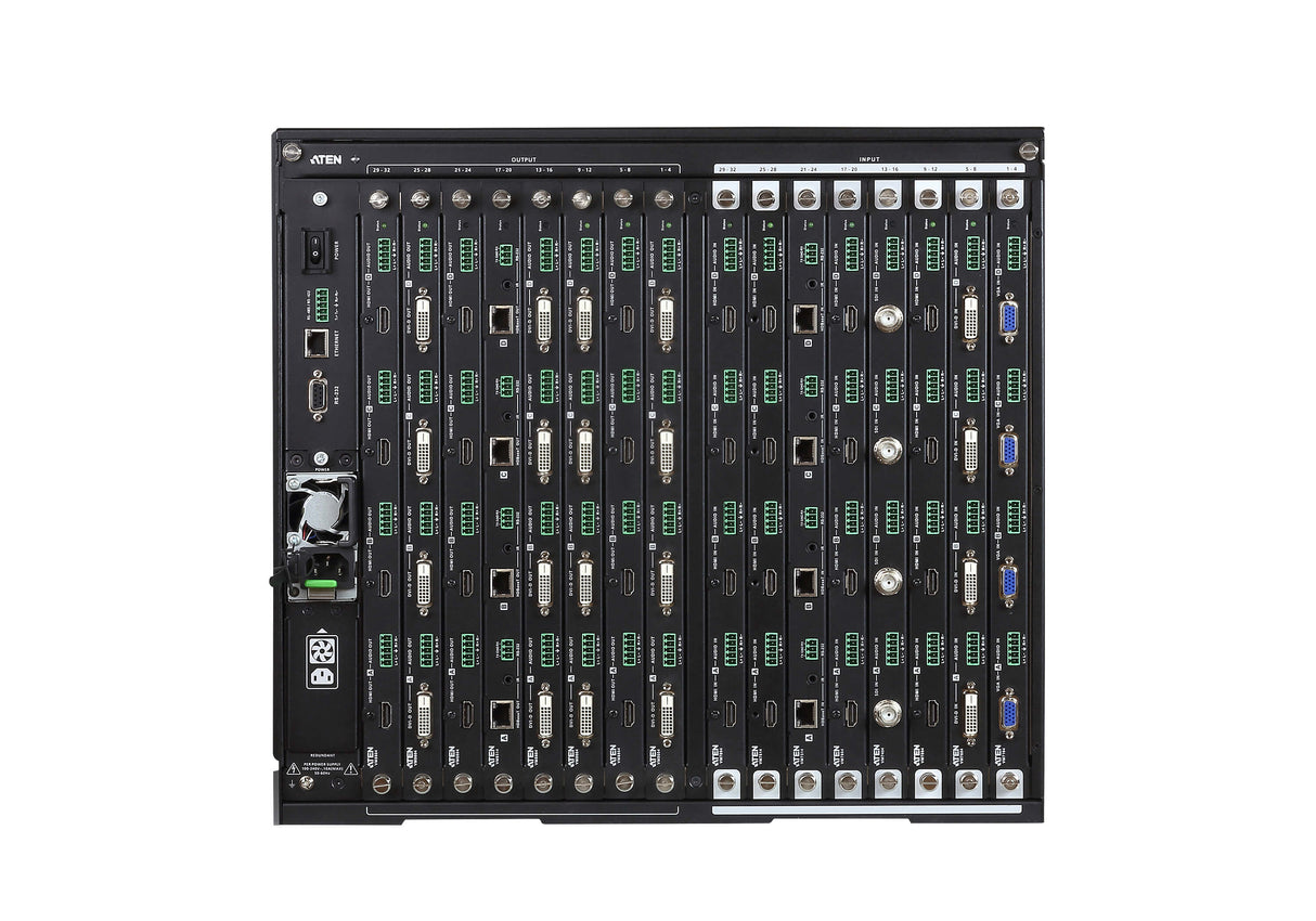 ATEN VM3250 matrix switcher Modular AV matrix switchers Built-in display