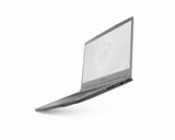 MSI Workstation 10TJ-443 Intel® Core™ i7 i7-10750H Laptop 39.6 cm (15.6") Full HD 16 GB DDR4-SDRAM 1 TB SSD NVIDIA Quadro T2000 Wi-Fi 6 (802.11ax) Windows 10 Pro Silver