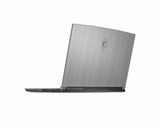 MSI Workstation 10TH-1201 Intel® Core™ i7 i7-10750H Laptop 39.6 cm (15.6") Full HD 16 GB DDR4-SDRAM 512 GB SSD NVIDIA® Quadro® P620 Wi-Fi 6 (802.11ax) Windows 10 Pro Silver
