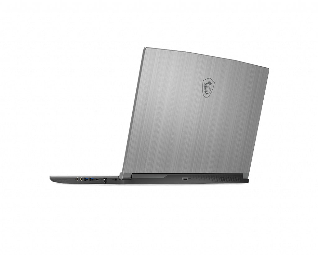MSI Workstation 10TJ-443 Intel® Core™ i7 i7-10750H Laptop 39.6 cm (15.6") Full HD 16 GB DDR4-SDRAM 1 TB SSD NVIDIA Quadro T2000 Wi-Fi 6 (802.11ax) Windows 10 Pro Silver