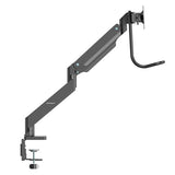 StarTech.com Desk Mount Dual Monitor Arm with USB & Audio - Slim Full Motion Adjustable Dual Monitor VESA Mount for up to 32" (17.6lb/8kg) Displays - Ergonomic Articulating - C-Clamp/Grommet