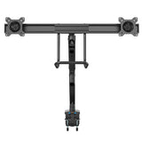 StarTech.com Desk Mount Dual Monitor Arm with USB & Audio - Slim Full Motion Adjustable Dual Monitor VESA Mount for up to 32" (17.6lb/8kg) Displays - Ergonomic Articulating - C-Clamp/Grommet
