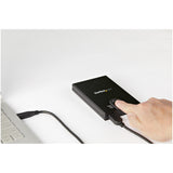 StarTech.com Biometric Enclosure - Encrypted USB 3.0 2.5" SATA Hard Drive Enclosure - Fingerprint/Password Access - 256-bit AES Data Encryption - Secure External USB 3.1 Gen 1 to HDD/SSD