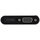 StarTech.com USB C Multiport Video Adapter - USB-C to 4K 60Hz DisplayPort 1.2 or 1080p VGA Monitor Adapter - USB Type-C 2-in-1 DP (HBR2 HDR)/VGA Display Converter- Thunderbolt 3 Compatible