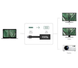 Plugable Technologies USB C to VGA Adapter, Thunderbolt 3 to VGA Adapter Compatible with Macbook Pro, Windows, Chromebooks, 2018 iPad Pro, Dell XPS, and more (Driverless, supports up to 1920x1200 @ 60Hz)