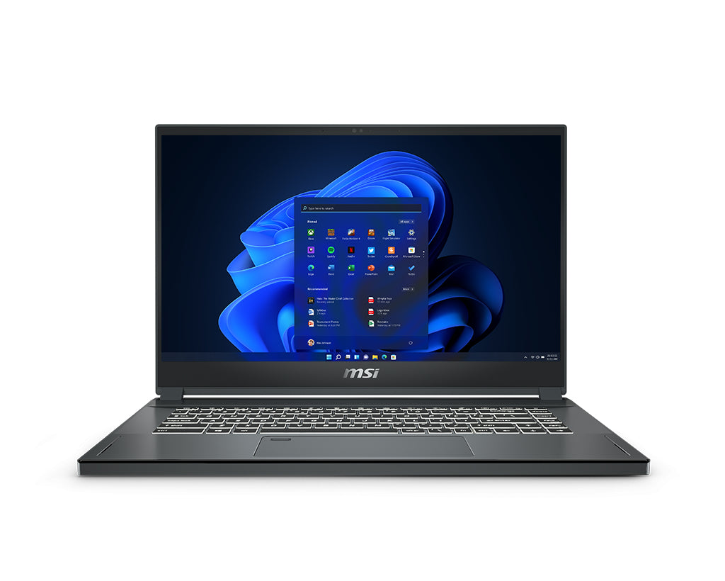 MSI WS Series WS66 10TMT-207 Intel® Core™ i9 i9-10980HK Laptop 39.6 cm (15.6") Touchscreen Full HD 64 GB DDR4-SDRAM 1 TB SSD NVIDIA Quadro RTX 5000 Wi-Fi 6 (802.11ax) Windows 10 Pro Grey