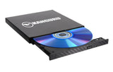 iStorage Kanguru QS Slim DVDRW DVD Burner|Supports Burning DVDs up to 24x & CDs up to 48x|Burn up to 8.5GB with Dual Layer DVDs|Dual Format DVD Burning |Buffer Under Run Protection |TAA Compliant