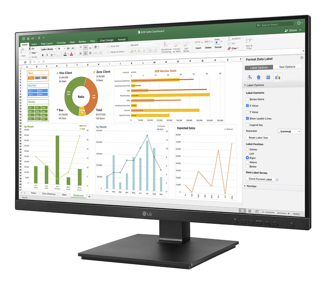 LG 27BN65Q-B computer monitor 68.6 cm (27") 2560 x 1440 pixels Quad HD LCD Black