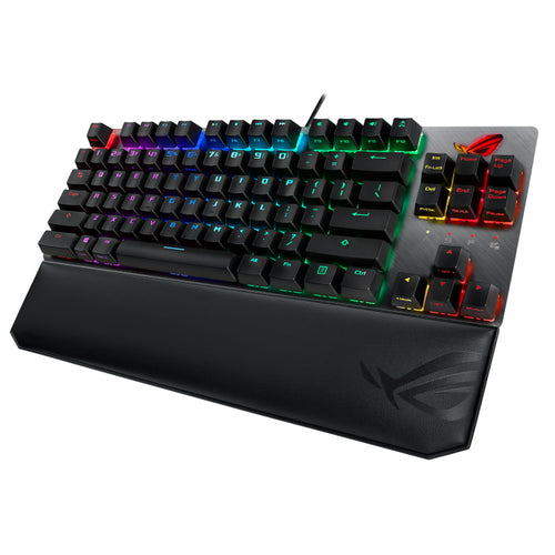 ASUS X801 STRIX SCOPE TKL D/RD/US keyboard Gaming USB QWERTY US English Black, Grey