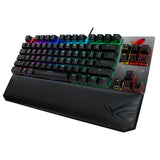 ASUS X801 STRIX SCOPE TKL D/RD/US keyboard Gaming USB QWERTY US English Black, Grey