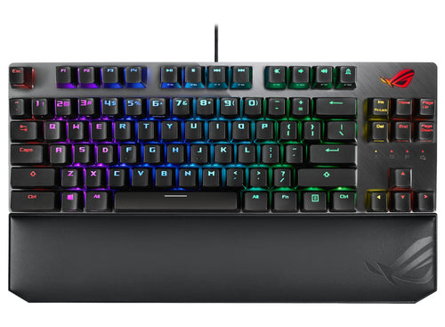 ASUS X801 STRIX SCOPE TKL D/RD/US keyboard Gaming USB QWERTY US English Black, Grey