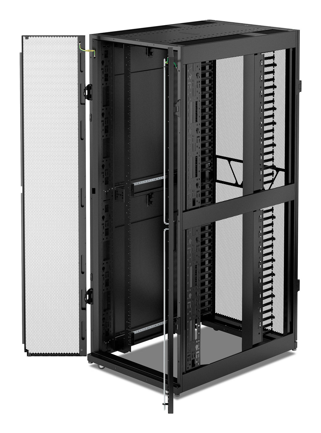 APC NetShelter SX Networking Enclosure, 42U, 1991H x 750W x 1070D mm, wtih Sides, Black