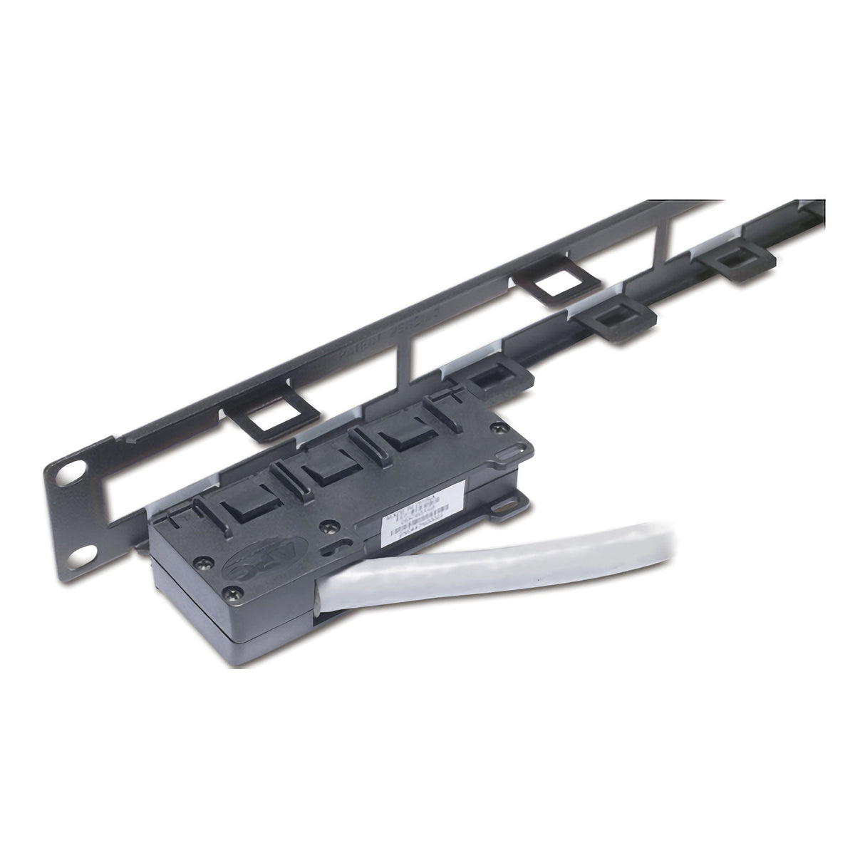 APC Data Distribution 1U Panel, Holds 4 each Data Distribution Cables for a Total of 24 Ports