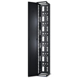 APC Performance, Vertical Cable Manager for 2 & 4 Post Racks, 84"H x 12"W, Single-Sided with Door