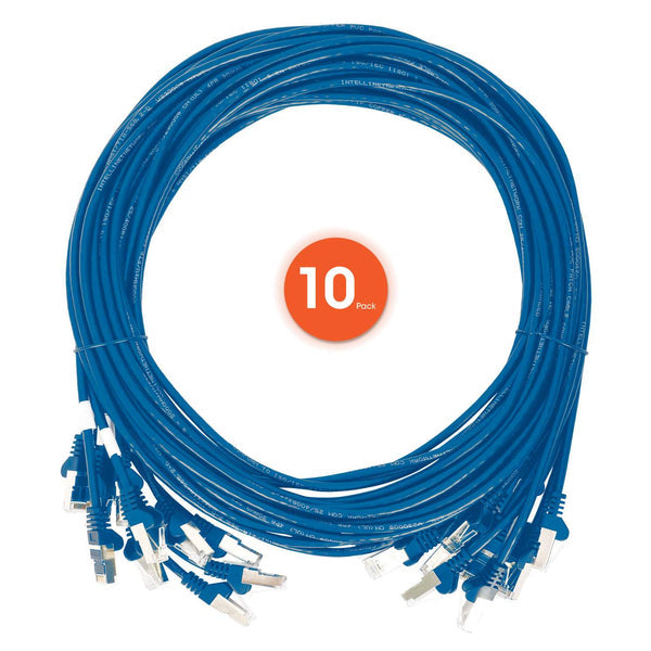 Intellinet 744324 networking cable Blue 0.15 m Cat6 U/UTP (UTP)