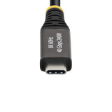StarTech.com 6ft (1.8m) Active USB4 Cable, 40Gbps, 240W PD, 8K 60Hz/4K 240Hz DP2.1 DP40, TPE Jacket, Thunderbolt 4 Compatible USB-C Cable - Black USB-C Cord