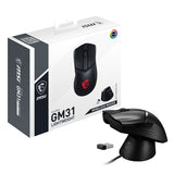 MSI CLUTCH GM31 LIGHTWEIGHT WIRELESS mouse Gaming Right-hand RF Wireless Optical 12000 DPI