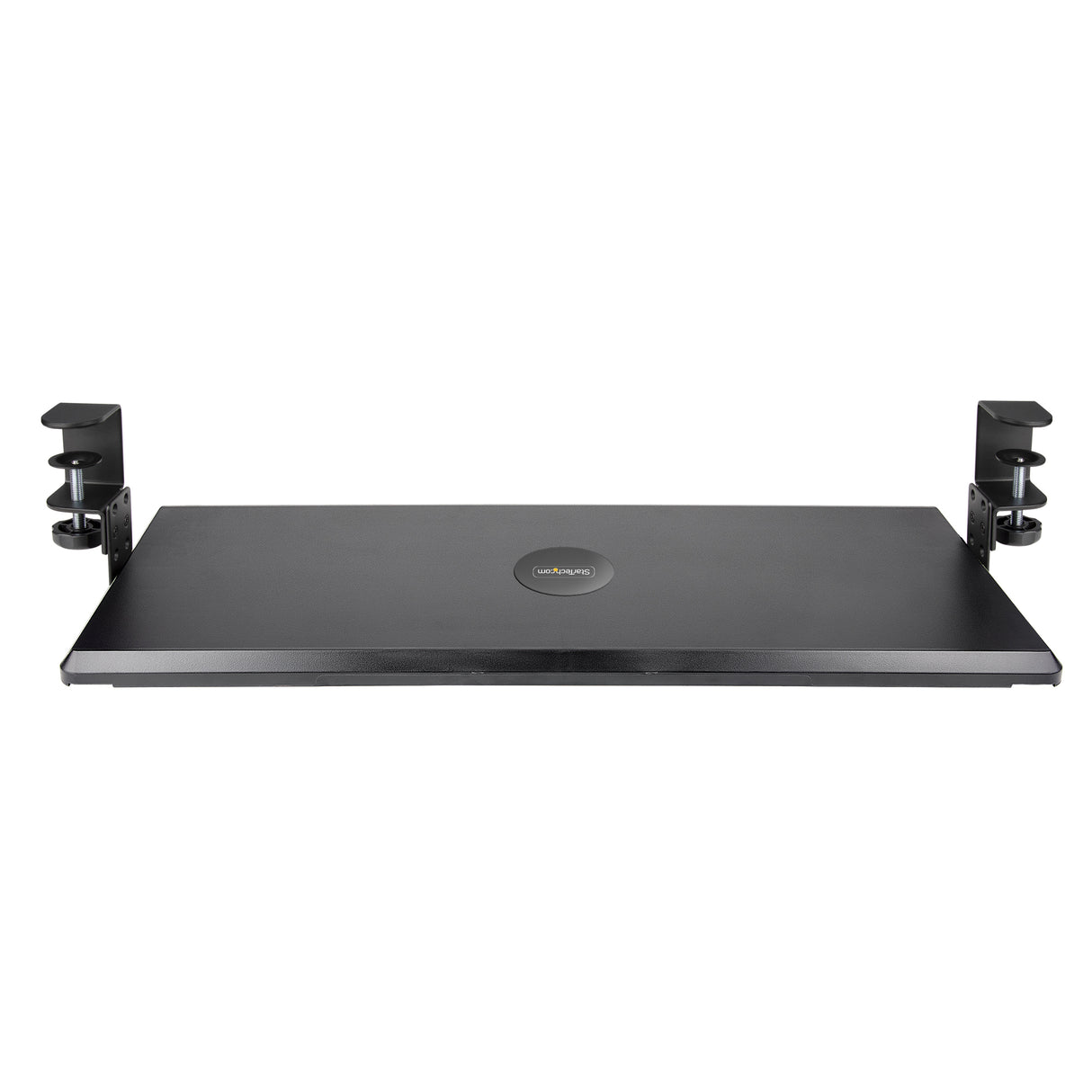StarTech.com Under-Desk Keyboard Tray, Clamp-on Ergonomic Keyboard Holder, Up to 12kg (26.5lb), Sliding Keyboard and Mouse Drawer with C-Clamps, Height Adjustable Keyboard Tray (3.9/4.7/5.5 in) - TAA