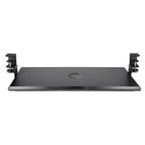 StarTech.com Under-Desk Keyboard Tray, Clamp-on Ergonomic Keyboard Holder, Up to 12kg (26.5lb), Sliding Keyboard and Mouse Drawer with C-Clamps, Height Adjustable Keyboard Tray (3.9/4.7/5.5 in) - TAA