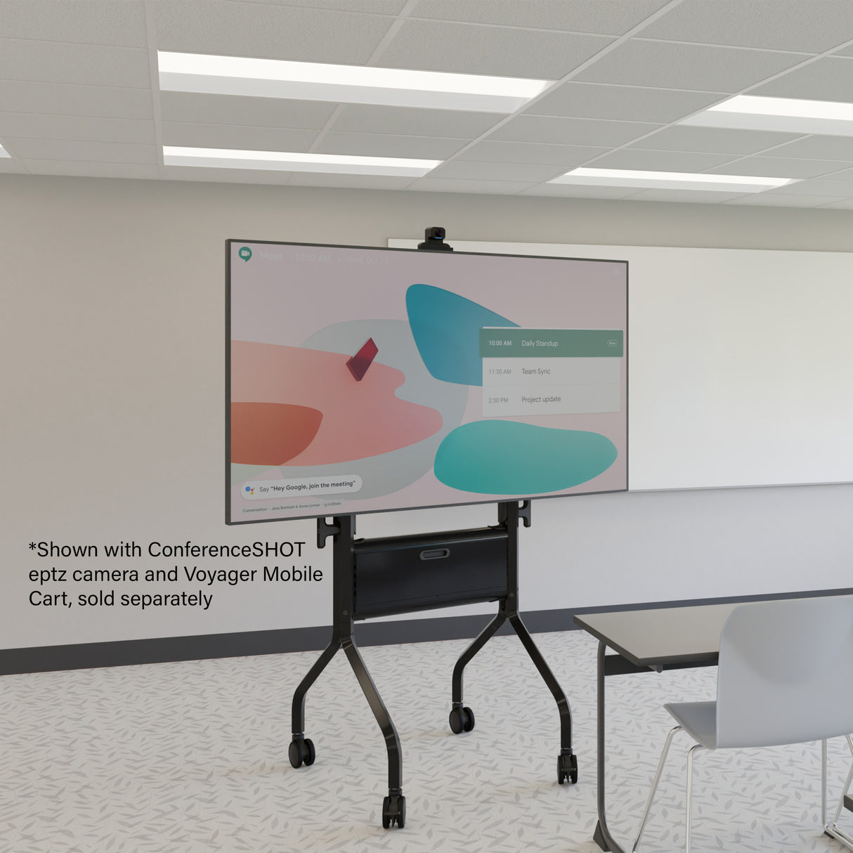 Chief Above/Below ConferenceSHOT ePTZ Camera Mount for XL Displays